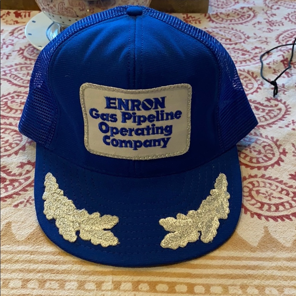 Vintage Enron Trucker Hat, Condition like new